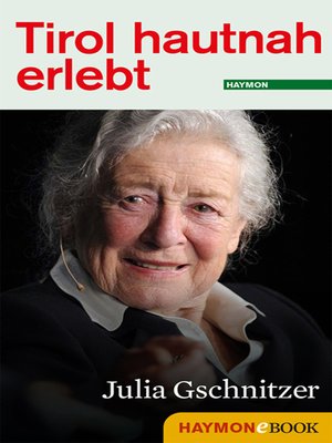 cover image of Julia Gschnitzer: Zeitzeugen im Gespräch